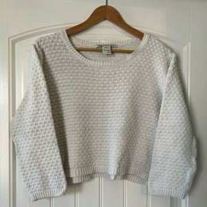 American rag off white sweater